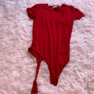 red wilfred body suit